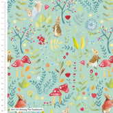 Craft Cotton Company Beatrix Potter Once Upon a Time Among The Toadstools Peter Rabbit Fabric 2931-01